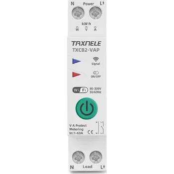 Jistič Taxnele Chytrý proudový jistič s měřením spotřeby - 16A, Tuya, ZigBee