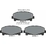 Sada brzdových destiček, kotoučová brzda TEXTAR 2476601