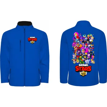 Chlapecká bunda Softshellová bunda Brawl Stars se všemi postavičkami Velikost: XL