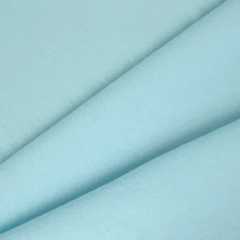 Bavlna se lněným vzhledem baby blue