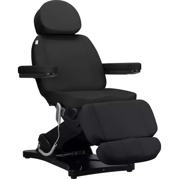 Pedikérské křeslo Elektrické kosmetické křeslo SILLON CLASSIC, 3 motory - černé