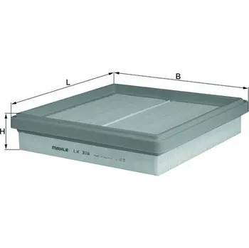Vzduchový filtr Vzduchový filtr KNECHT LX 328