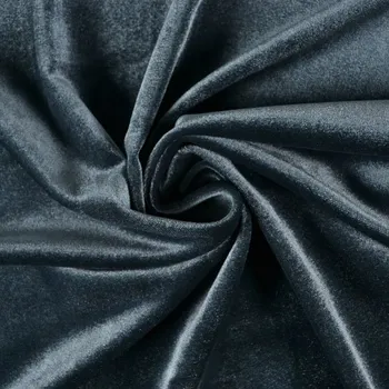 Látka elastický samet premium Gloss 300g grafit