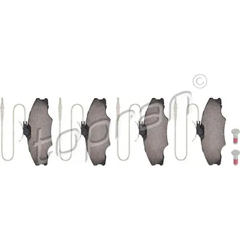 Brzdová destička Sada brzdových destiček, kotoučová brzda TOPRAN 721 430