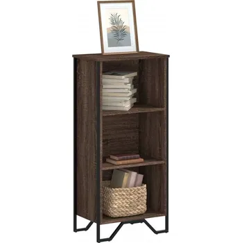 Nábytek vidaXL Knihovna 50 x 31 x 106 cm kompozitní dřevo [848607] Barva: hnědý dub
