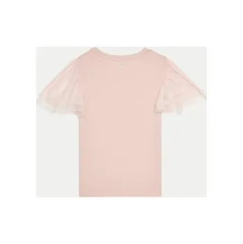 Pánské tričko United Colors Of Benetton T-Shirt 3Q8DC10LW Růžová Regular Fit 140