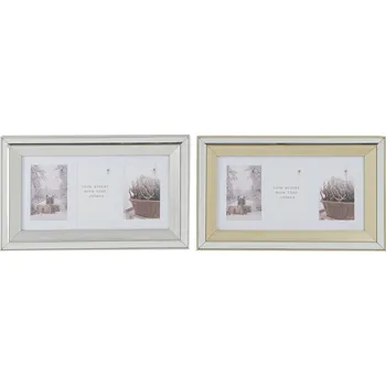 Digitální fotorámeček Rám na fotografii DKD Home Decor Stříbřitý Zlatá Tradiční (47 x 2 x 29 cm) (2 kusů)