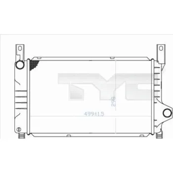 Chladič motoru Chladič, chlazení motoru TYC 710-0028