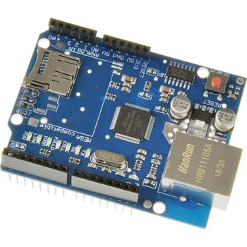 Elektronická stavebnice Modul sieciowy Arduino WizNet W5100 mikroSD AVR ethernet