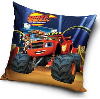 Dekorativní polštářek Carbotex Dětský polštářek Plamínek a Čtyřkoláci Přátelé