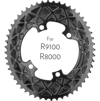 Klika na kolo absoluteBLACK převodník OVAL ROAD 2X 110/4bcd 50T 9100/8000 (černá)