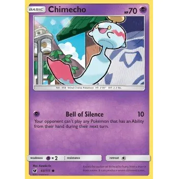 Volný čas Pokémon CIN 043/111 Chimecho - Crimson Invasion Stav: Excellent, Verze: NORMAL