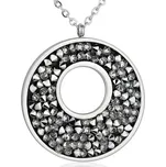 NUBIS® Ocelový náhrdelník s krystaly Crystals from Swarovski® ROSE WATER OPAL - LV5001-RWO