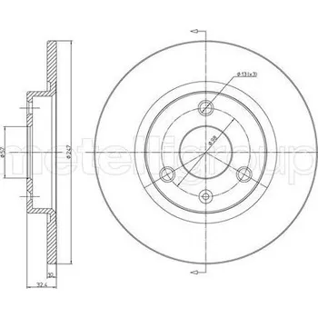 Brzdový kotouč Brzdový kotouč CIFAM 800-334