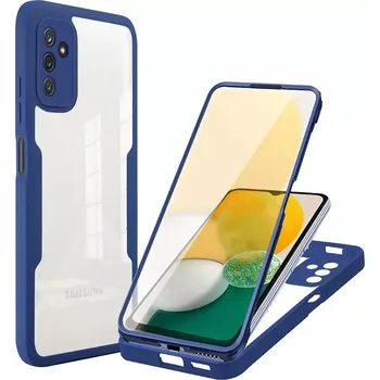 Pouzdro na mobilní telefon Pouzdro Samsung Galaxy A13 4G Techsuit - ColorVerse 360 Series + ochrana obrazovky, modré