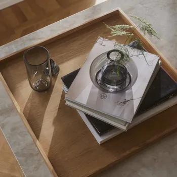 Lampička AYTM Podnos Unity, dub, délka 52 cm, šířka 52 cm, dřevo dub přírodní - Doprava zdarma