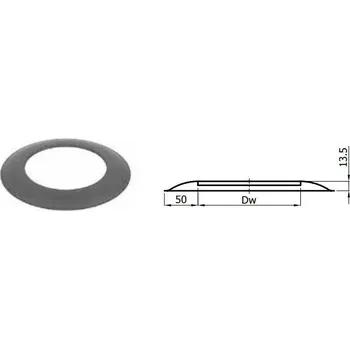 Kouřovod Karl Růžice, průměr 130mm (síla 2mm) - šedá