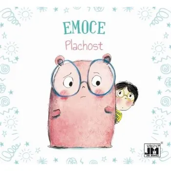 Hračka pro nejmenší Majjam Kniha - Emoce Plachost