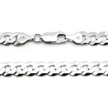 Stříbrný řetízek 6 mm Jerry - 50 cm - 17,2 g