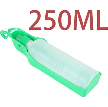 Miska pro psa Cestovní láhev na vodu pro psy | Skládací přenosná miska pro domácí mazlíčky - zelená 250 ml