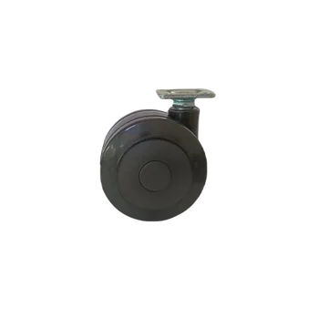 75mm kolečko (bez brzdy, plotýnka) - černé