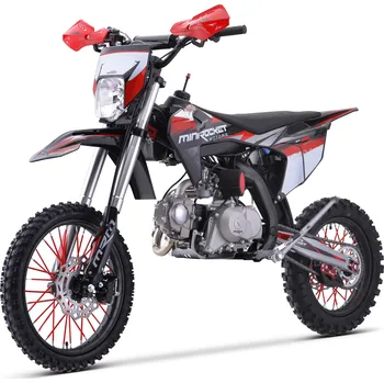 malá motorka Pitbike MiniRocket DT125 17/14 světlo, el startér, automat, sedlo 86cm, černý
