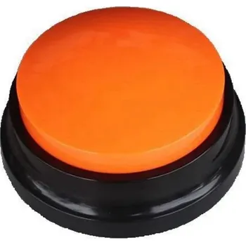 Interaktivní tlačítko pro děti a mazlíčky | učící hračka - oranžový