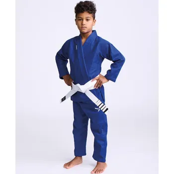 Kimono DĚTSKÉ BJJ kimono gi IpponGear Rookie - Blue modré + BÍLÝ PÁS Velikost: M1