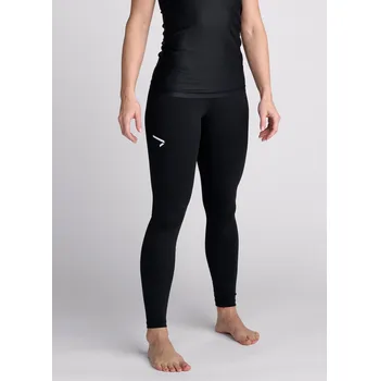 Dámské legíny Dámské sportovní legíny IpponGear Essential dlouhé - Black černé Velikost: L