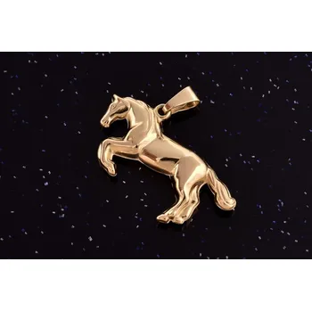 Přívěsek Zlatý kůň-přívěsek P017, Au 585/1000 14kt,1,0g (14kt,váha 1,0g)