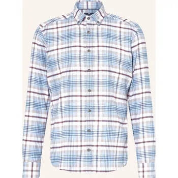 Pánská košile Strokesman's Pánská Flanelová Košile Regular Fit, tmavě modrá...