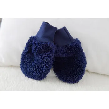 Rukavice AMÁLKA Chlupaté rukavičky, tmavě modré Velikost: 68-80