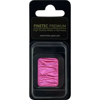 Vodová barva Akvarelová barva v pánvičce FINETEC - F7500C Pearlescent Sparkling Pink
