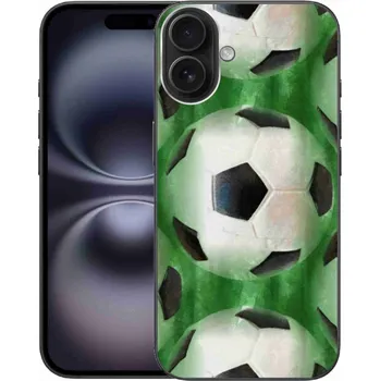 Fotbalový míč Gelový kryt mmCase na iPhone 16 Plus - fotbalový míč