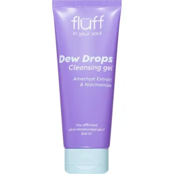 Fluff Dew Drops čisticí pleťový gel s niacinamidem 100 ml