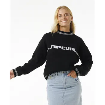 Dámský svetr Svetr Rip Curl THE SEARCH TURTLE NECK Black velikost M