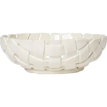 FERM LIVING Mísa Plait Bowl Ø30, Off-White