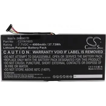 Baterie k notebooku VHBW Baterie pro Asus Transformer 3 Pro T303 / Transformer 4 Pro T304, 4900 mAh