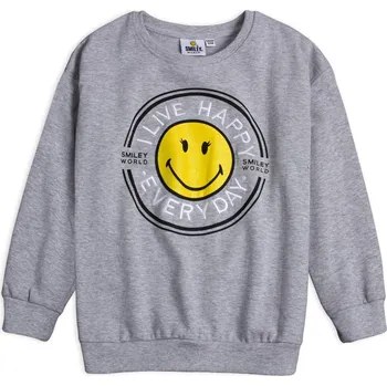 Dívčí mikina Dívčí mikina SMILEY WORLD šedá Velikost: 146-152