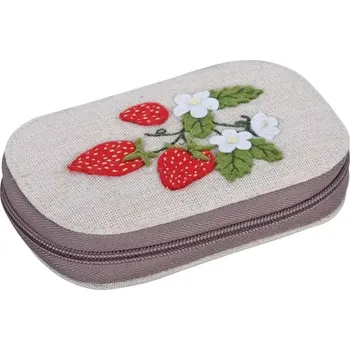 Příslušenství k šicímu stroji Šitíčko v pouzdře - Jahůdky (Sewing Kit Strawberry)