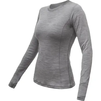 SENSOR MERINO BOLD DÁMSKÉ TRIKO DL.RUKÁV - COOL GRAY Velikost: M