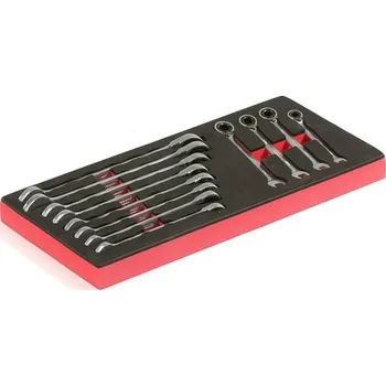 Kleště Sada ráčnových klíčů, 8-19 mm, 12 ks