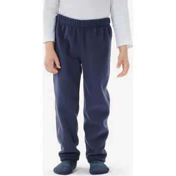 Dívčí obuv QUECHUA Dětské turistické fleecové kalhoty MH 100 5 LET MODRÁ