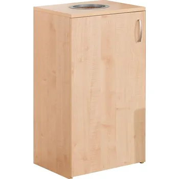 Odpadkový koš Skříňka na stojan na odpadkové pytle, buk