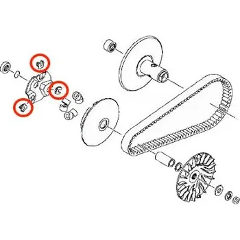 Motor pro motocykl Yamaha Vodítko variátoru Tricity BB8E76530000