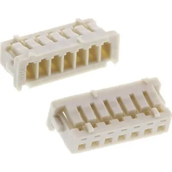Elektrický konektor Pouzdro konektoru, řada: DF13, rozteč: 1.25mm, počet kontaktů: 7, počet řad: 1, orientace těla: Rovný, Samice, Kabelová