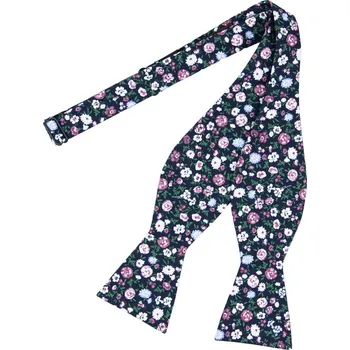 Motýlek Bubibubi Tmavomodrý vázací motýlek Viola