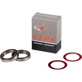 Horské kolo CEMA bearing Ložiskový set Interlock BB Barva: Červená, Typ ložiska: Nerezová ocel, Typ: 30 mm