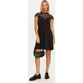 Dámské šaty Vero Moda Koktejlové šaty Milla 10319974 Černá Standard Fit XS
