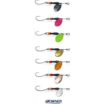 Umělá nástraha Třpytka Jigovky Classic Barbless Black - Orange Body vel.2 - Silver